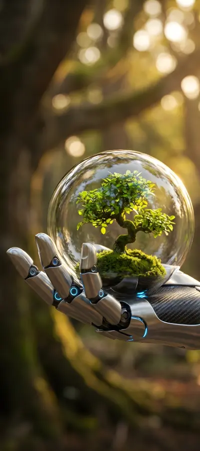 Sustainable Farming Background Mobile