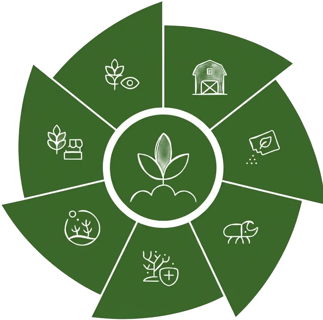 Hydroponics Pinwheel Shape